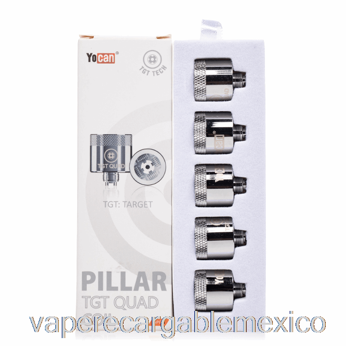 Bobinas De Repuesto Vape Recargable Yocan Pilar Tgt Bobinas Cuádruples Pilar Tgt